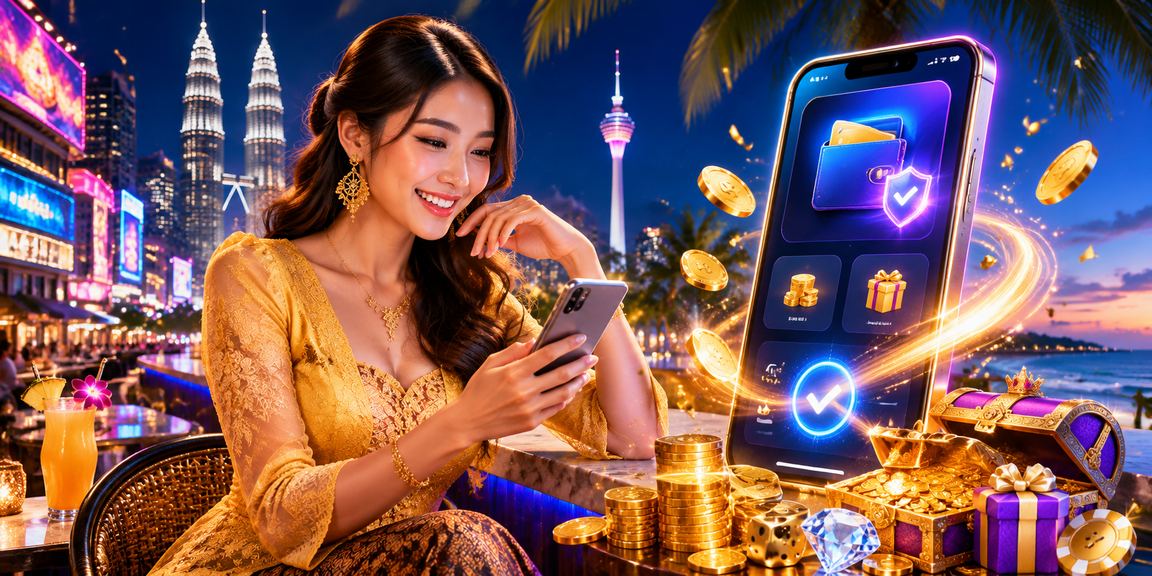 Pengguna Malaysia mengakses bonus kasino mudah alih 6600 melalui telefon pintar bergaya